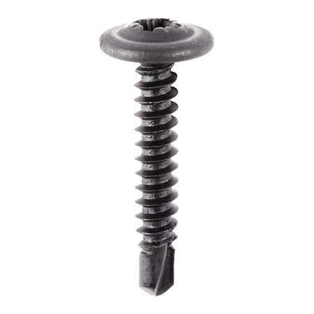 Auveco M4.2 x 25 mm Phillips Flat Machine Screw, Plain Steel AV19006